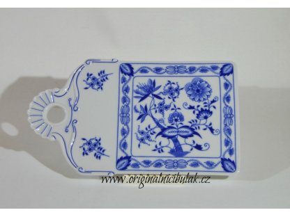 Zwiebelmuster Platte für Brot 27,5cm Original Bohemia Porzellan aus Dubi