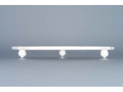 Zwiebelmuster Oval Tray with Three Feet 24.5cm, Original Bohemia Porcelain from Dubi