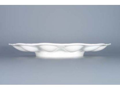 Cibulák podnos párty na vejce 24,3 cm originální cibulákový porcelán Dubí, cibulový vzor