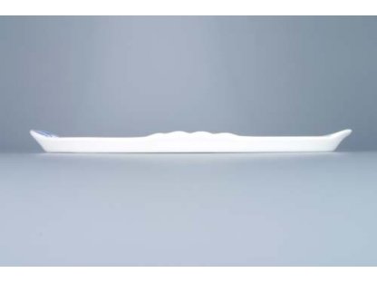 Cibulák podnos pod likérovú súpravu  s uškami - mini 21 x 12 cm cibulový porcelán, originálny cibulák Dubí 1. akosť