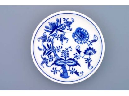 Zwiebelmuster Saucer Ben M 15.3cm, Original Bohemia Porcelain from Dubi 2.Choice