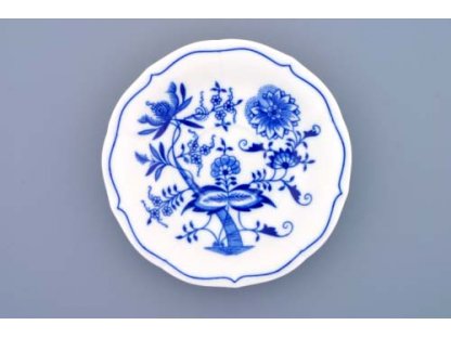 Cibulák podšálka zrkadlová nízká ZC / 1 15,5 cm cibulový porcelán originálny cibulák Dubí