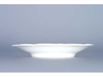 Cibulák podšálka zrkadlová nízká ZC / 2 12,4 cm cibulový porcelán originálny cibulák Dubí