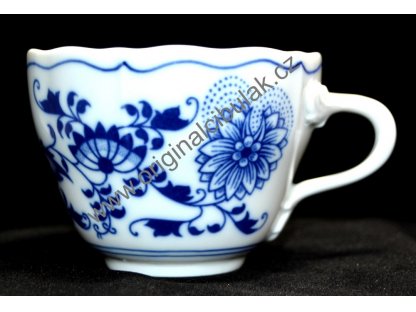 Zwiebelmuster Cup + Saucer 0.20L 160 years porcelain  Original Bohemia from Dubi