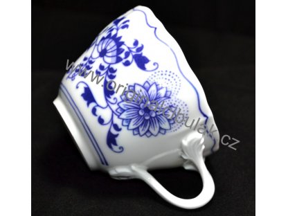 Cibulák šálek vysoký B 0,20 l originální cibulákový porcelán Dubí 2.jakost
