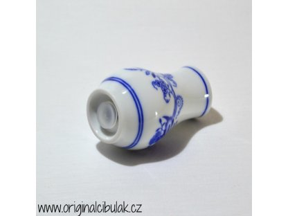 Cibulák slánka sypací bez nápisu 5 cm, originální cibulákový porcelán Dubí