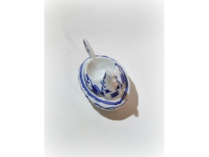 cibulák slepice - kalíšek na vejce Leander cibulákový porcelán