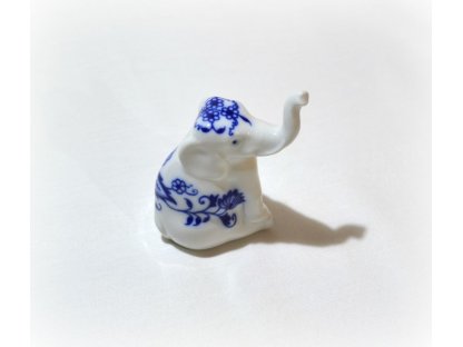 Cibulák slon Leander cibulákový porcelán