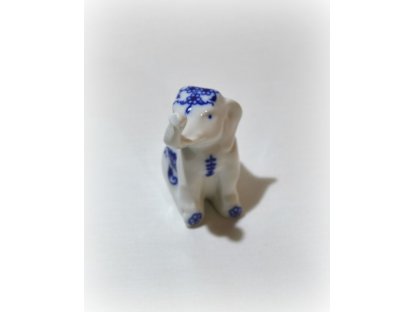 Cibulák slon Leander cibulákový porcelán