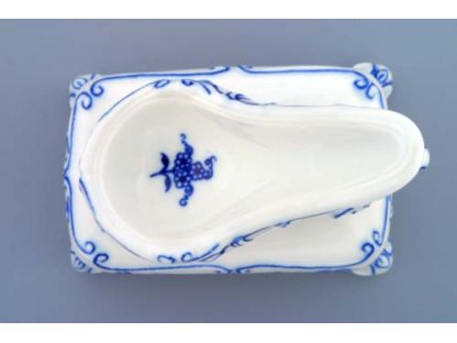 Cibulák stojánek na dýmku 11 cm originální cibulákový porcelán Dubí, cibulový vzor,