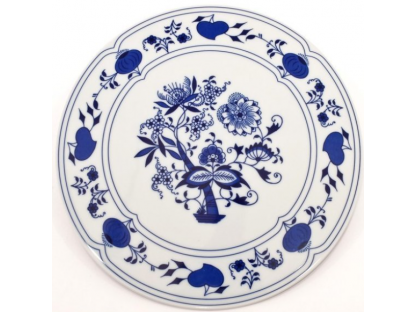 Cibulák talíř deska kulatá 30,5 cm originální český porcelán Dubí 2.jakost