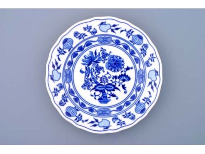 Zwiebelmuster Dessert Flat  Plate 19cm, Original Bohemia Porcelain form Dubi