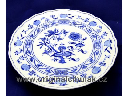 Cibulák tanier tortový 31 cm cibulový porcelán originálny cibulák Dubí