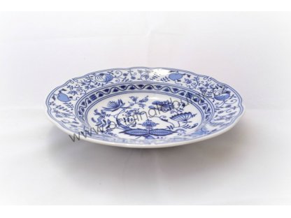 Cibulák tanier hlboký Leander 24 cm cibulákový porcelán