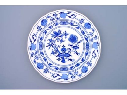 Zwiebelmuster Club Plate 30cm, Original Bohemia Porcelain from Dubi