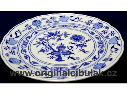 Cibuľový tanier Akce -50% 30 cm originálny cibuľový porcelán Dubí, cibuľový vzor, 1. kvalita
