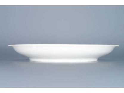 Cibulák Talíř kupový s uchy 24,6 cm originální cibulákový porcelán Dubí, cibulový vzor,
