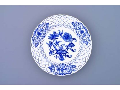 Cibulák tanier reliéfny 15 cm cibulový porcelán originálny cibulák Dubí