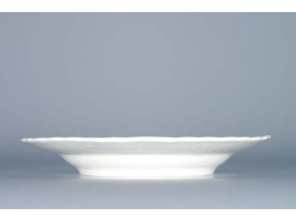 Cibulák talíř reliéfní 18 cm originální cibulákový porcelán Dubí, cibulový vzor,