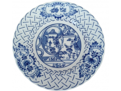 Cibulák tanier výročný 2024 18 cm 160 let český porcelán Dubí