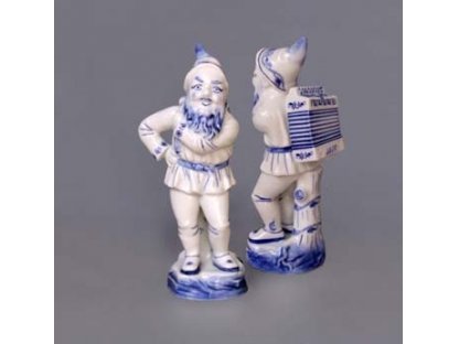 Cibulák trpaslík s harmonikou Lojzo 22,5 cm cibulový porcelán originálny cibulák Dubí