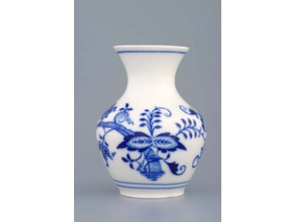 Cibulák váza 2544/1 10 cm cibulový porcelán originálny cibulák Dubí 2.akosť