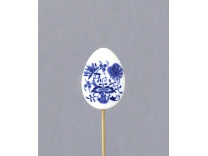 Onion Easter egg ornament 29cm, original Dubí porcelain, onion pattern,