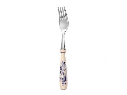 Onion pattern fork Original Bohemia porcelain from Dubi