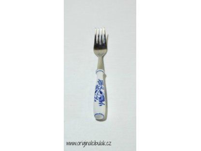Onion pattern fish fork Original Bohemia porcelain from Dubi