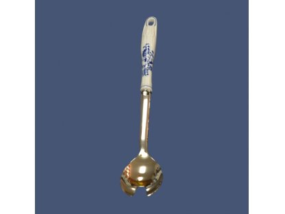 Zwiebelmuster Salad fork, hanging, embossed, 32cm Original Blue Onion Pattern Bohemia from Dubi 