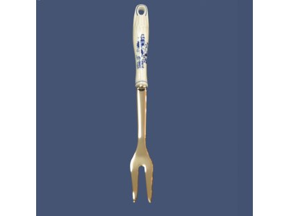 Onion pattern shift fork hanging-relief Original Bohemia porcelain from Dubi