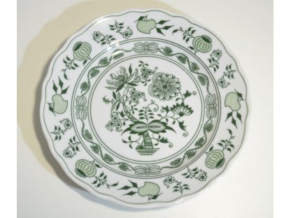 cibulák Zelený dezertný tanier 19 cm Dubí Czech potcellan