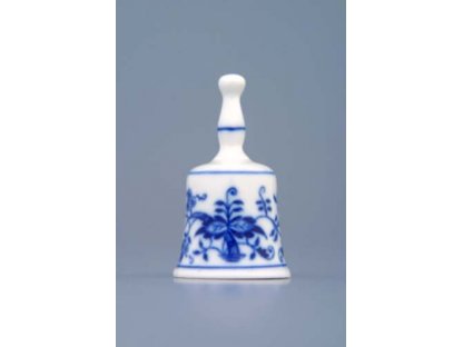 Zwiebelmuster Mini Bell 6cm, Original Bohemia Porcelain from Dubi