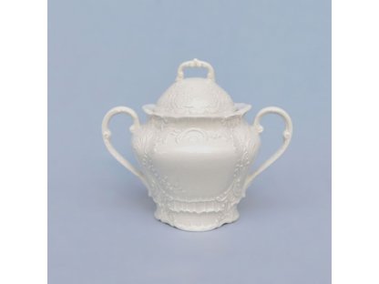 White porcelain sugar bowl Opera 0,20 l Český porcelán Dubí