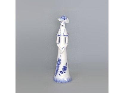 Zwiebelmuster Lady with an umbrella 31cm Original Blue Onion Pattern Bohemia from Dubi 2.quality