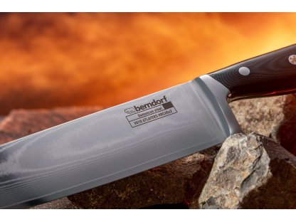 Nôž Damaškový Santoku 20,5 cm Berndorf Sandrik 