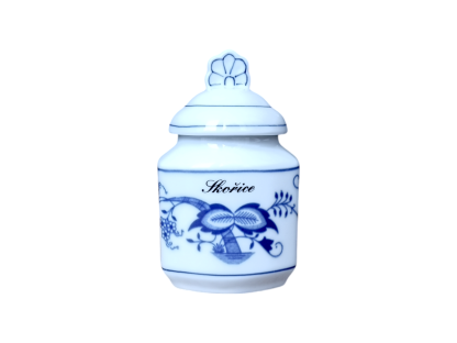 Cibulák Dózička na korenie 0,20l SKOŘICE Originálny Český Porcelán Dubí 