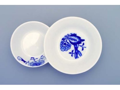 Zwiebelmuster Two Saucer Set,  Bohemia Porcelain from Dubi