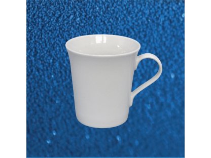 Hrnek Ema 0,35l 300g BÍLÝ Český porcelán Dubí 