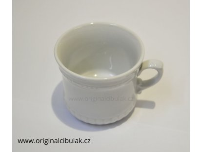 Hrnček Perlový malý 0,26 l biely český porcelán Dubí