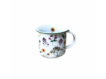 Hrnek Tina 0,10l LUČNÍ KVĚTY  Český porcelán Dubí 