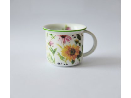 Hrnček Tina 0,10l SLNEČNICA Český porcelán Dubí 