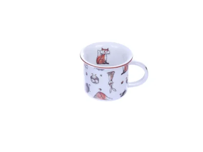 Hrnček Tina 0,10l PLYŠIACI Z LESA Český porcelán Dubí
