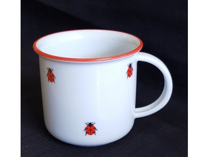 Mug Tina 0.25l LADYBUGS Bohemia porcelain Dubí