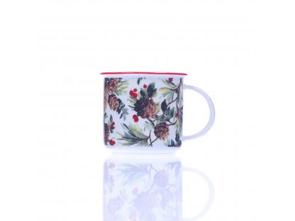 Tasse Tina 0,25l Tannenzapfen Bohemia Porzellan Dubí