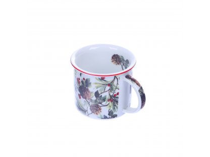 Tasse Tina 0,25l Tannenzapfen Bohemia Porzellan Dubí
