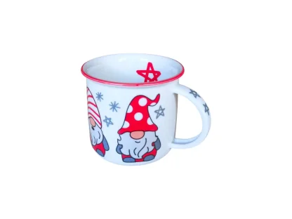 Hrnček Tina 0,25l ŠKRÍTOK ČERVENÝ Český porcelán Dubí