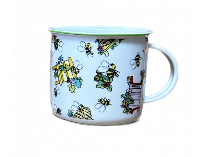 Mug Tina 0.38l BEE HIVE Bohemia porcelain Dubí
