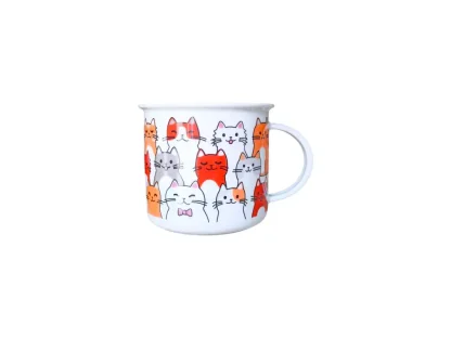 Hrnek Tina 0,38l kočky Český porcelán Dubí 