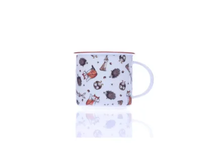 Hrnek Tina 0,38l PLYŠÁCI Z LESA Český porcelán Dubí 